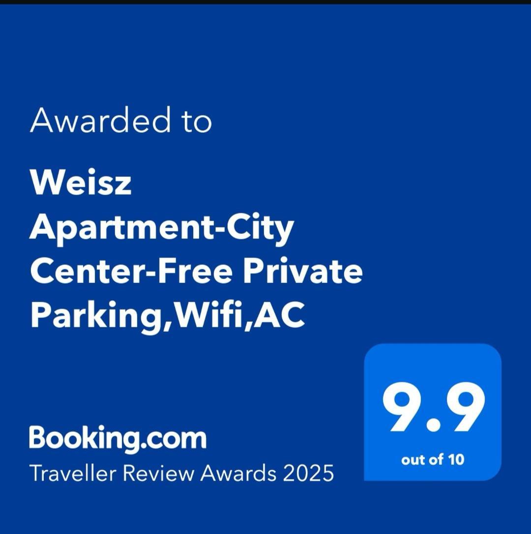 Weisz Apartment-City Center-Free Private Parking,Wifi,Ac Карей Экстерьер фото